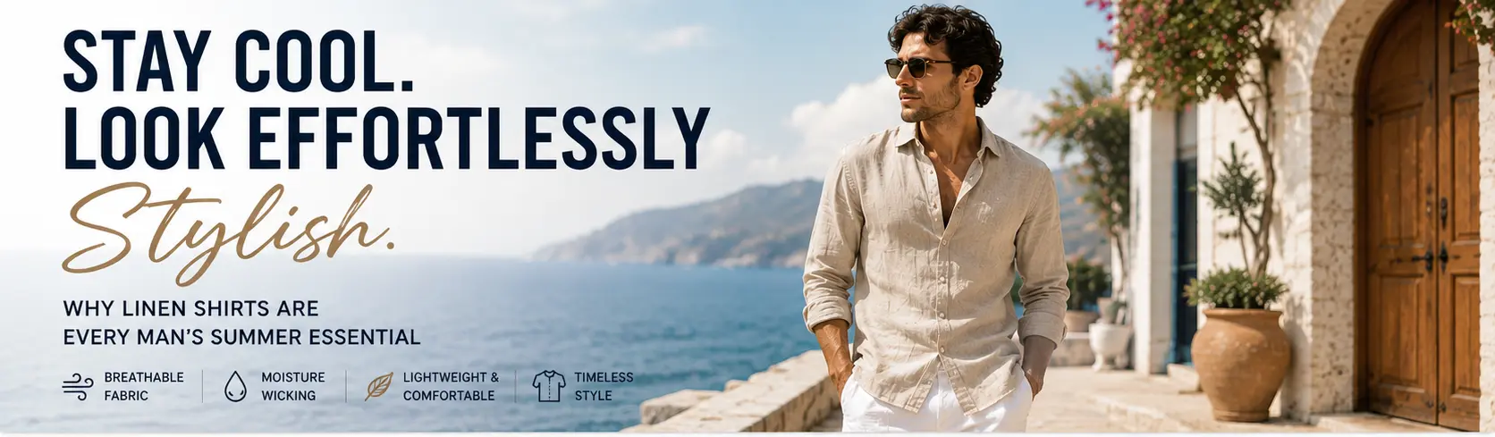 linen shirts fabric for men