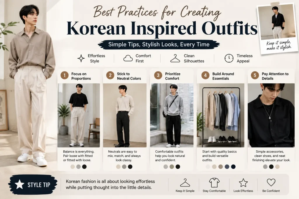 Korean pants outfit trends 2026 featuring stylish Korean inspired looks for casual, work, date night, and streetwear fashion