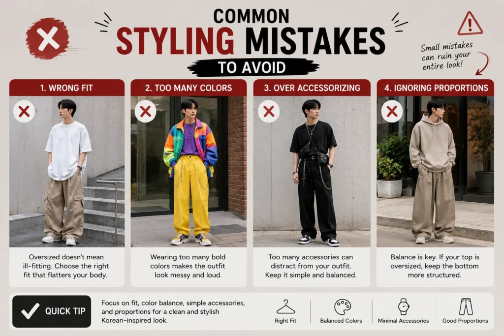 Common korean pants outfit styling mistakes and how to avoid them